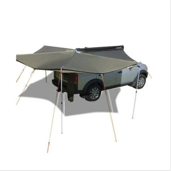 уникальные палатки на крыше с боковым веерообразным тентом, портативный складной походный трейлер для кемпинга, автомобильная наружная боковая палатка