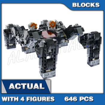 646pcs Super Fighter Knightcrawler Tunnel Attack 10845 Строительные блоки, игрушка, совместимая с детским кирпичом