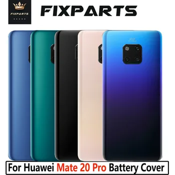Новинка Для Huawei Mate 20 Pro, Стеклянная Крышка Батарейного Отсека, Задняя Дверная Панель Корпуса, Запасные Части LYA-L09, LYA-L29, Задняя крышка С Объективом