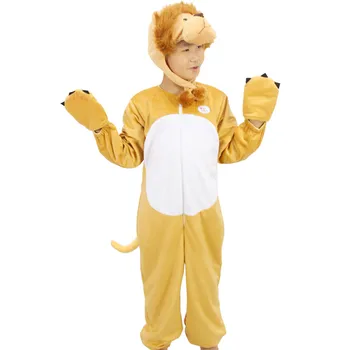 детский костюм льва, костюм льва на Хэллоуин, детская одежда для выступлений, костюмы животных